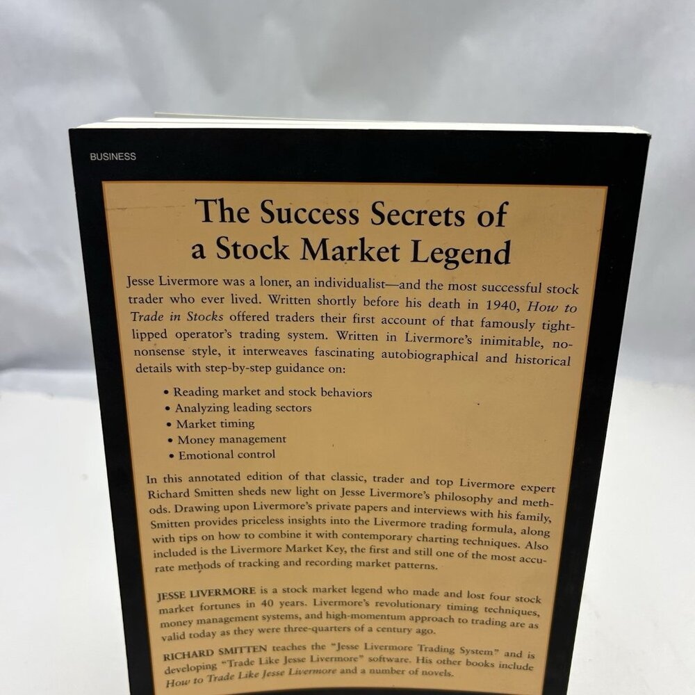 How to Trade In Stocks Paperback - Picture 3 of 4